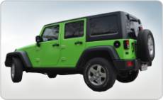 oklejanie samochodw jeep wrangler jasno zielony