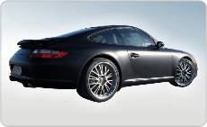Folia do oklejania pojazdw w kolorze czarny mat - okleilimy ni auta Porsche Carrera