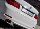 Oklejanie samochodw BMW 7 biay poysk - oklejanie foli nadwozia