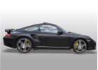 Oklejanie samochodw Porsche Turbo czarny mat + elementy carbon 3M