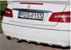 Oklejanie samochodw Mercedes E biay poysk - oklejanie aut foli