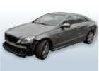 Oklejanie samochodw Mercedes E - folia Carbon Biay Perowy