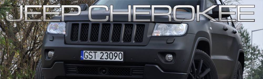 oklejanie auta Zmiana koloru samochodu Jeep Grand Cherokee na czarny mat