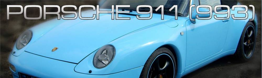 oklejanie auta Porsche 911 (993) cabrio - jasno niebieski poysk