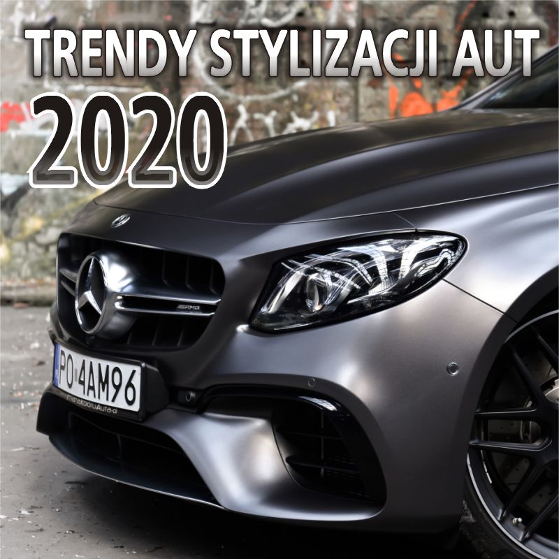 Najmodniejszy kolor w sezonie 2020 - folia firmy 3M Satin Dark Grey - trendy w stylizacji aut