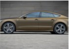 Oklejanie samochodw Audi A7 oklejone foli z limitowanej palety PWF Matt Bond Gold by Bruxsafol 