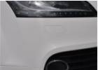 Oklejanie samochodów Audi TTS biały carbon + czarne carbonowe pasy