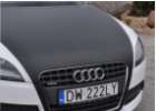 Oklejanie samochodów Audi TT maska + dach czarny mat
