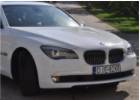 Oklejanie samochodów BMW 7 biały połysk - oklejanie folią nadwozia
