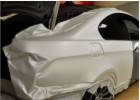 Oklejanie samochodów BMW M3 w kolorze biała perła matowa z firmy 3M seria 1080