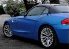Oklejanie samochodów BMW Z4 niebieski mat metalik