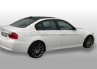 Oklejanie samochodów BMW 3 biały mat + dach CARBON 3M
