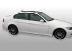 Oklejanie samochodów BMW 3 biały mat + dach CARBON 3M