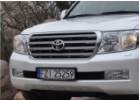 Oklejanie samochodów Toyota Land Cruiser 200 biała perła kremowa
