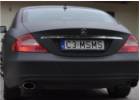 Oklejanie samochodów Mercedes CLS czarny mat - folia na lakier