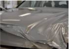 Oklejanie samochodów Mercedes E srebrny metalik - folia na lakier