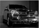 Oklejanie samochodów Mercedes GL chrom, chrom na auto, oklejanie chromem