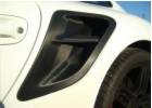 Oklejanie samochodów Porsche 911 Turbo elementy Carbon 3M - oklejanie maski, lusterka, wlotów i spoilera