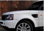 Oklejanie samochodów Range Rover biały mat - oklejanie białym matem