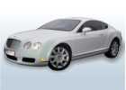 Oklejanie samochodów Bentley - folia biała perła