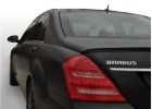 Oklejanie samochodów Mercedes S BRABUS - czarny mat