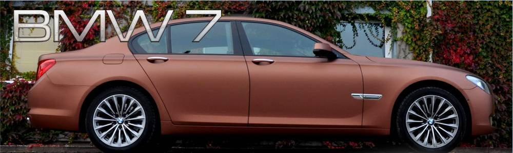 oklejanie auta BMW 7 oklejone folią w kolorze Aztec Bronze / Arlon