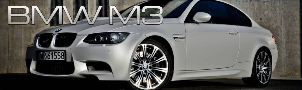 oklejanie auta BMW M3 w kolorze biała perła matowa z firmy 3M seria 1080