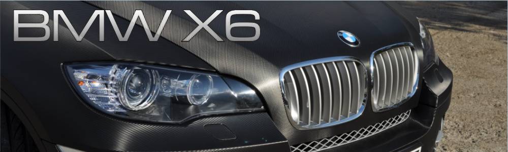oklejanie auta BMW X6 Carbon 3M - oklejanie carbonem 3M całego auta