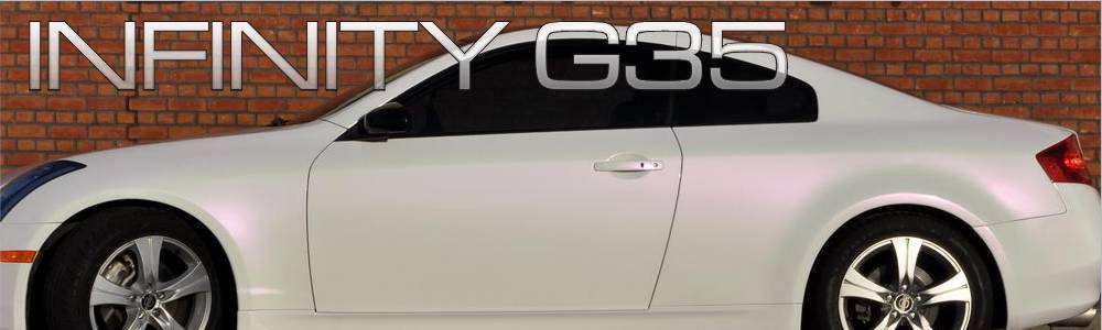 oklejanie auta Infinity G35 biała perła variochrome HEXIS