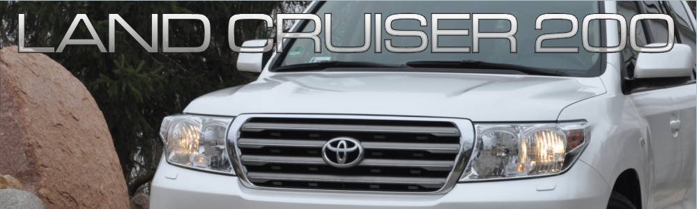 oklejanie auta Toyota Land Cruiser 200 biała perła kremowa