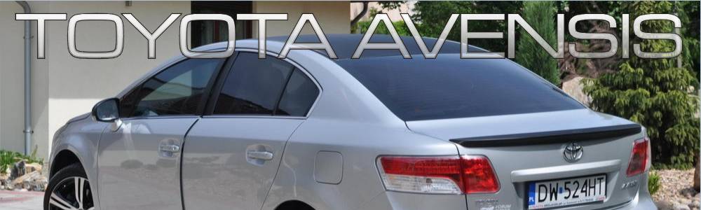 oklejanie samochodów Toyota Avensis - oklejanie carbonem - folia carbonowa 3M